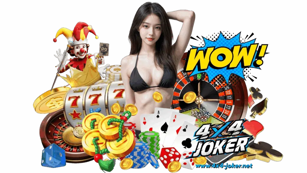 4x4joker เกมพนันออนไลน์ชั้นนำ เล่นได้ง่ายจ่ายจัดเต็มทุกเกม